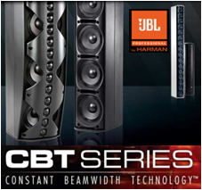 JBL CBT series professional loudspeaker systems www.dbkeele.com